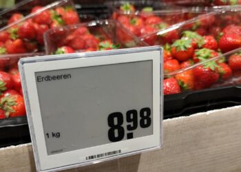 Erdbeeren im Supermarkt (Archiv)