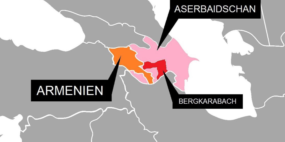 Karte mit Armenien