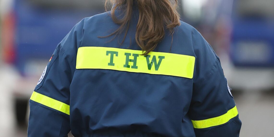 THW-Mitarbeiterin (Archiv)