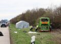 Unfall auf der A 9 bei Leipzig am 27.03.2024