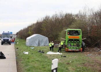 Unfall auf der A 9 bei Leipzig am 27.03.2024