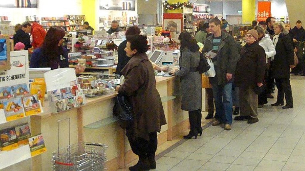 Verkauf in einem Kaufhaus (Archiv)