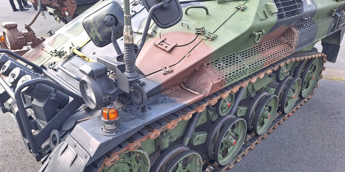 Flugabwehrsystem Ozelot auf Basis des Waffenträgers Wiesel 2 (Archiv)