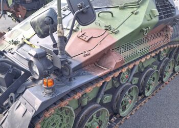 Flugabwehrsystem Ozelot auf Basis des Waffenträgers Wiesel 2 (Archiv)