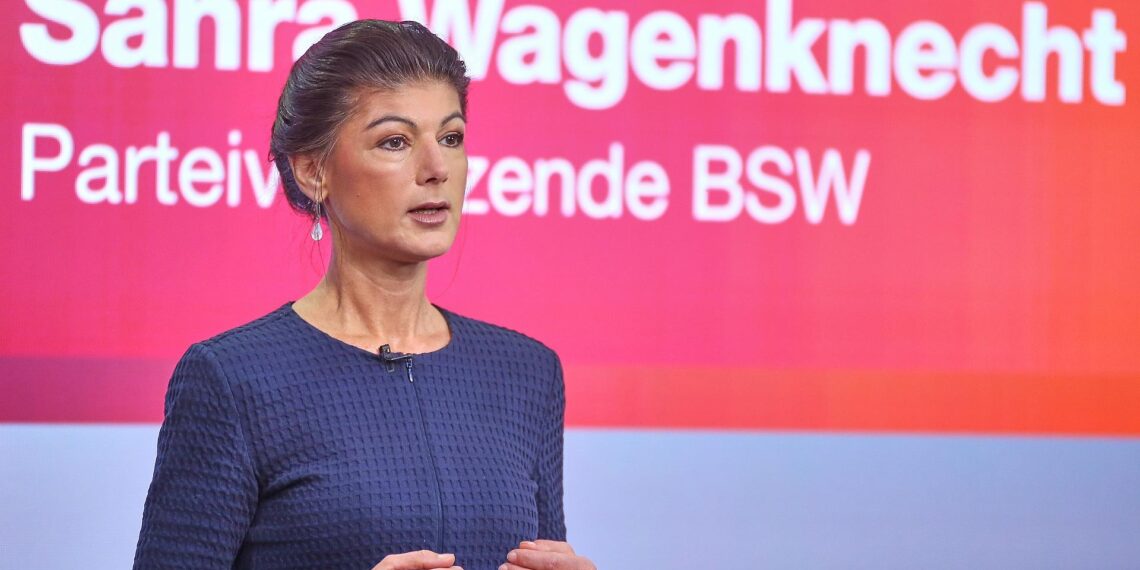 Wagenknecht zweifelt an Friedenswillen der Europäer 1 Sahra Wagenknecht (Archiv)