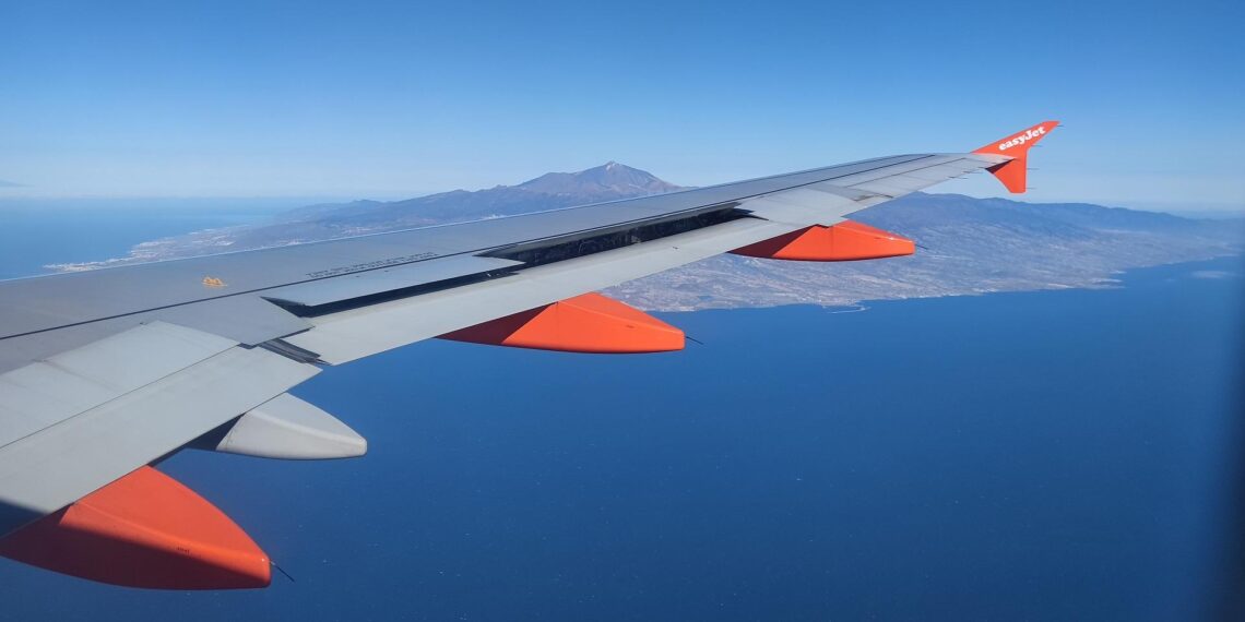 Gran Canaria aus einem Easyjet-Flugzeug aus gesehen (Archiv)