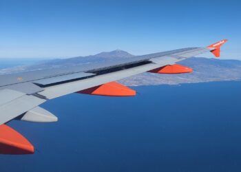 Gran Canaria aus einem Easyjet-Flugzeug aus gesehen (Archiv)