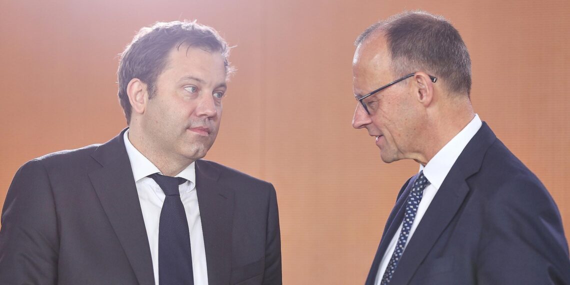 Lars Klingbeil und Friedrich Merz (Archiv)