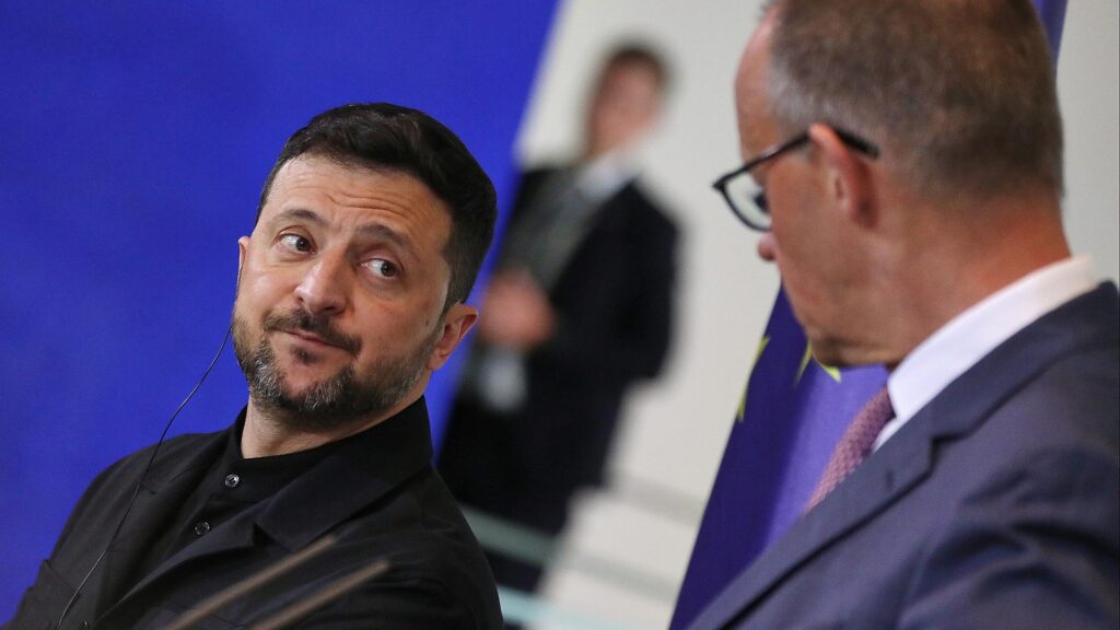 Wolodymyr Selenskyj und Friedrich Merz (Archiv)