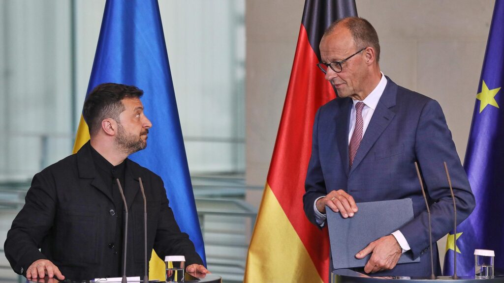 Wolodymyr Selenskyj und Friedrich Merz (Archiv)