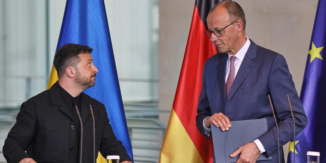 Wolodymyr Selenskyj und Friedrich Merz (Archiv)