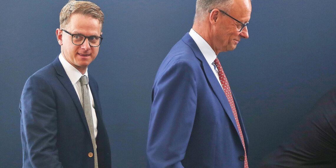 Carsten Linnemann und Friedrich Merz (Archiv)