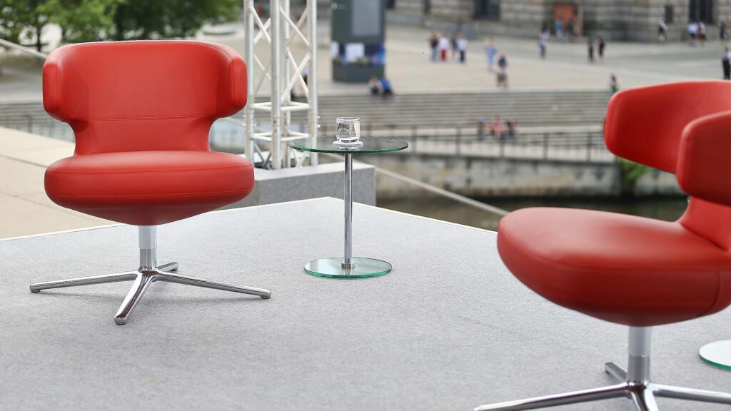 Set von ARD-Sommerinterview (Archiv)