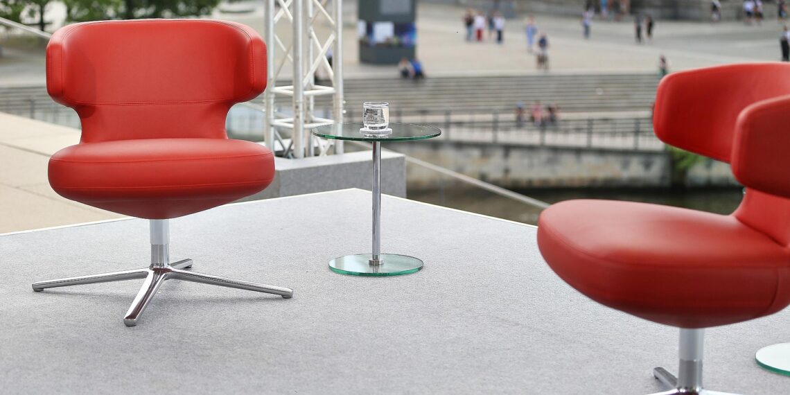 Set von ARD-Sommerinterview (Archiv)