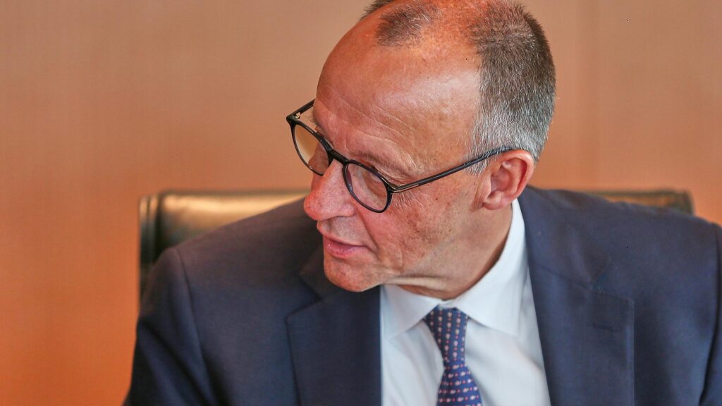 Merz verteidigt Waffenstopp für Israel 13 Friedrich Merz am 06.08.2025