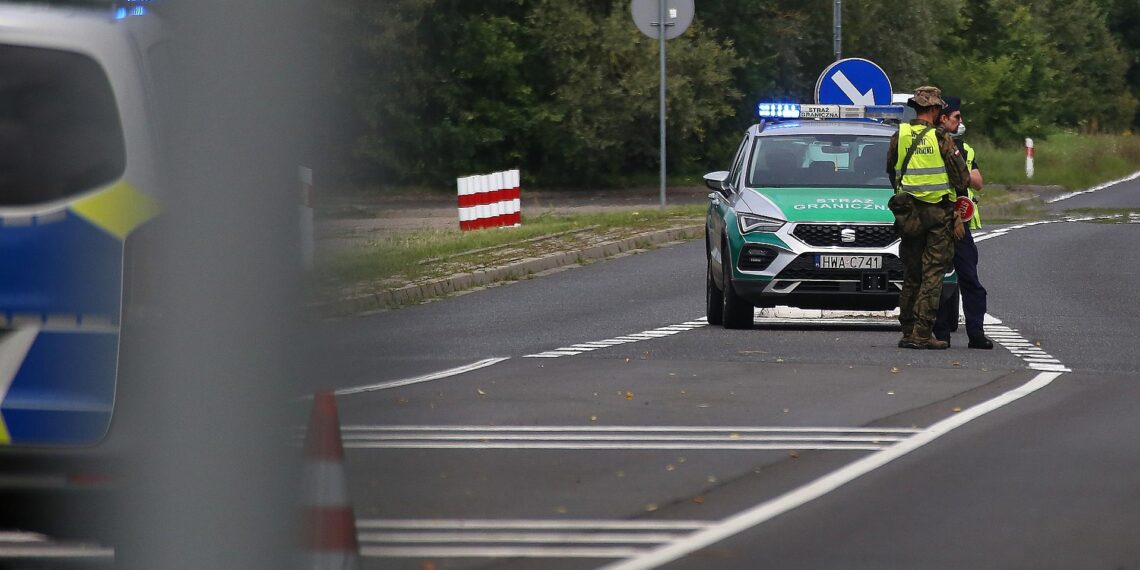 Deutsche und polnische Grenzkontrolle am 09.08.2025