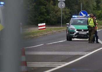 Deutsche und polnische Grenzkontrolle am 09.08.2025