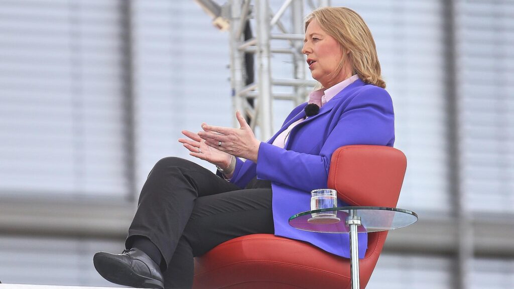 Bas in Israel-Frage einig mit Merz 9 Bärbel Bas am 10.08.2025