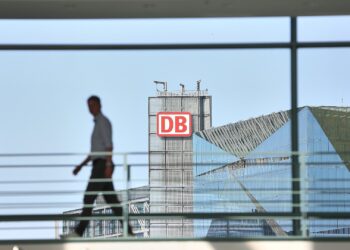 Logo der Deutschen Bahn am 13.08.2025