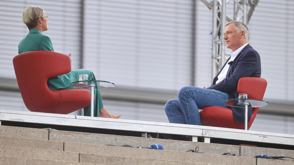 ARD-Sommerinterview mit Jan van Aken am 17.08.2025