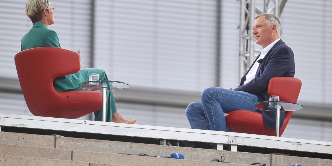 ARD-Sommerinterview mit Jan van Aken am 17.08.2025