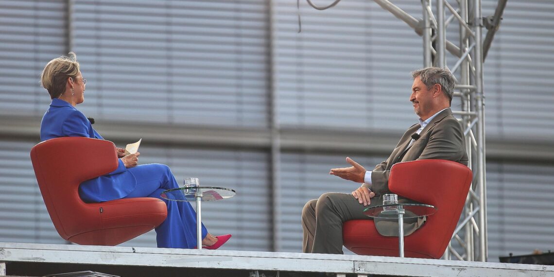 Markus Söder im ARD-Sommerinterview am 24.08.2025