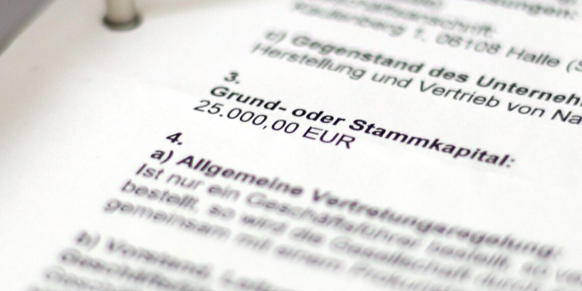 Gewerbeanmeldung einer GmbH (Archiv)