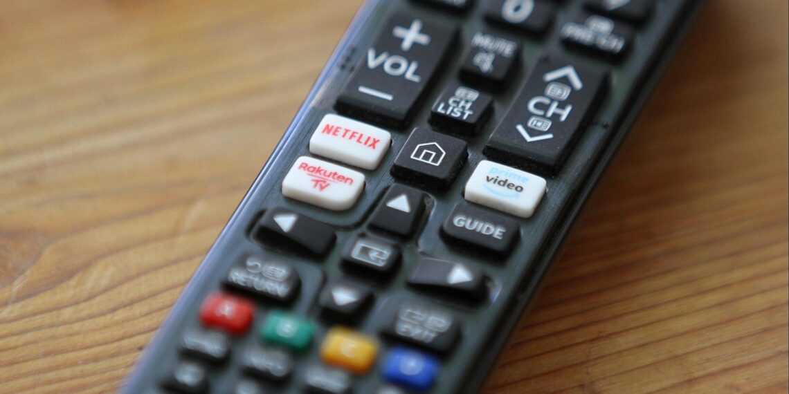 TV-Fernbedienung mit Streaming-Anbietern (Archiv)