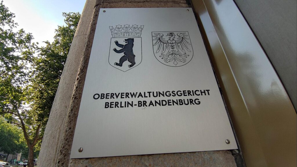 Oberverwaltungsgericht Berlin-Brandenburg (Archiv)