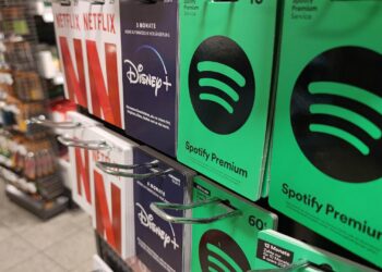 Guthaben-Karten für Streaming-Dienste (Archiv)