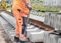 Bauarbeiten an einer Gleisanlage (Archiv)