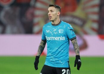 Alejandro Grimaldo (Bayer Leverkusen) (Archiv)