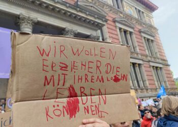 Demo von Kita-Beschäftigten (Archiv)