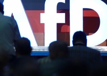 Logo auf AfD-Parteitag (Archiv)
