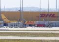 DHL-Maschinen am Flughafen Leipzig/Halle