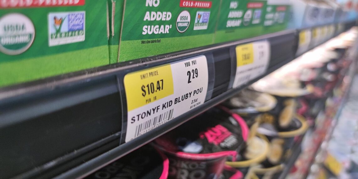 Preise in einem US-Supermarkt (Archiv)