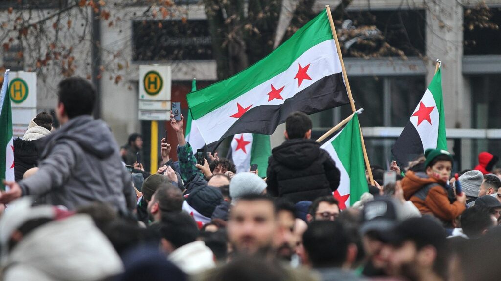 Syrer in Deutschland feiern den Sturz von Assad in Syrien (Archiv)