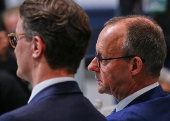 Hendrik Wüst und Friedrich Merz (Archiv)