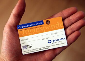 Organspendeausweis (Archiv)