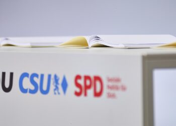 Unterzeichnung Koalitionsvertrag zwischen CDU