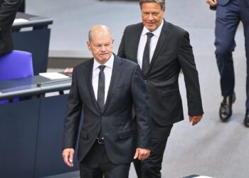 Olaf Scholz und Robert Habeck (Archiv)