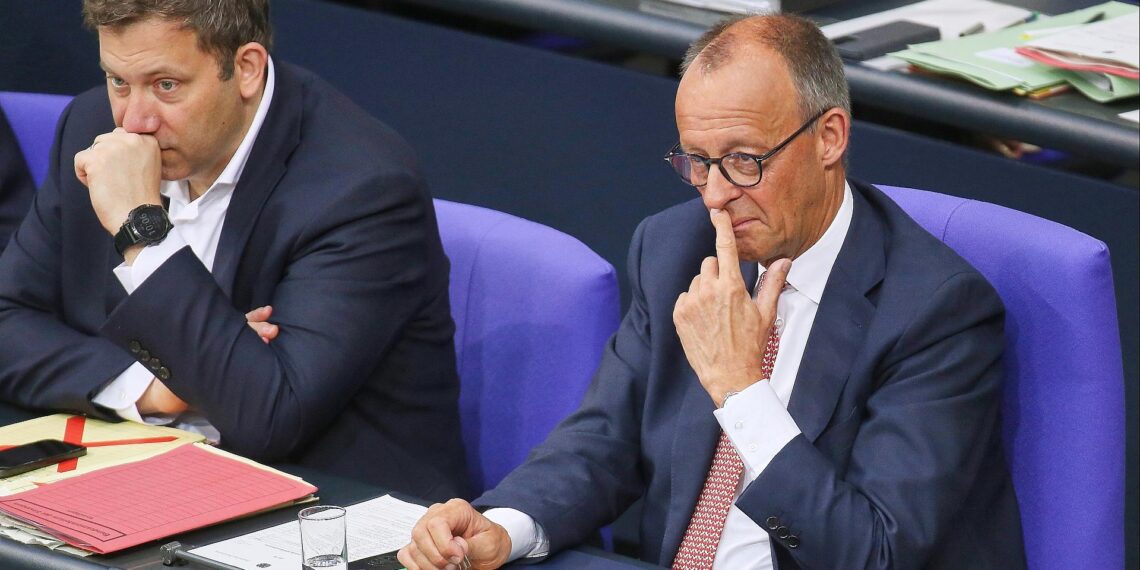 Lars Klingbeil und Friedrich Merz (Archiv)