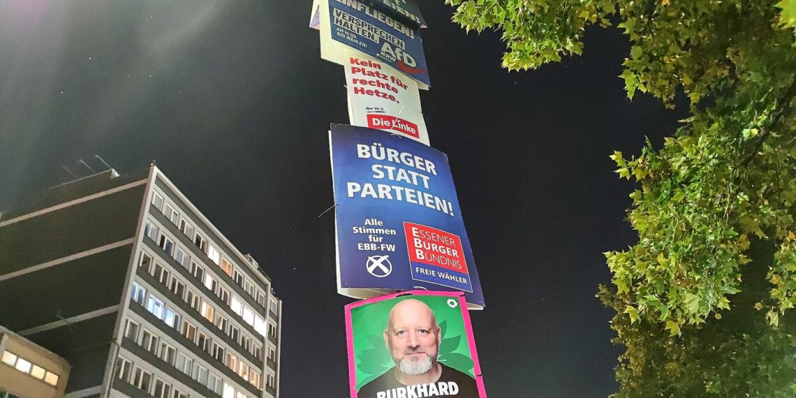 Wahlplakate zur Kommunalwahl (Archiv)