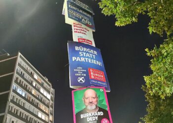 Wahlplakate zur Kommunalwahl (Archiv)