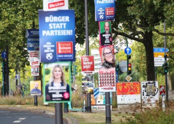 Wahlplakate zur Kommunalwahl (Archiv)