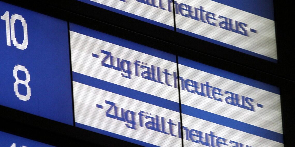 Zugausfälle bei der Bahn (Archiv)