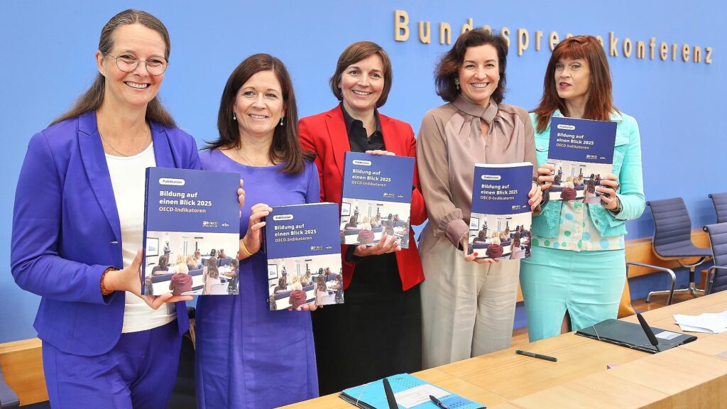 Vorstellung der OECD-Studie Bildung auf einen Blick 2025 am 09.09.2025