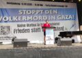 Sahra Wagenknecht bei Demo gegen Gaza-Krieg am 13.09.2025
