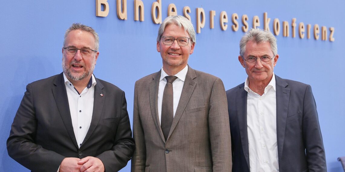 Pressekonferenz der Bauindustrie zum Sondervermögen für Infrastruktur am 15.09.2025