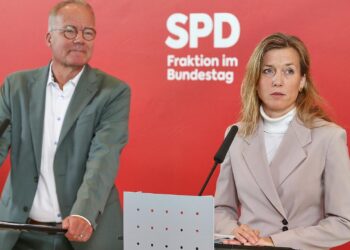 Matthias Miersch und Siemtje Möller am 15.09.2025